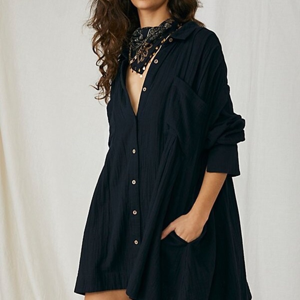 Free People Voyager Shirt Dress